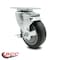 Service Caster 4 Inch Thermoplastic Rubber Wheel Swivel Top Plate Caster with Brake SCC SCC-20S414-TPRB-TLB - alternate 1